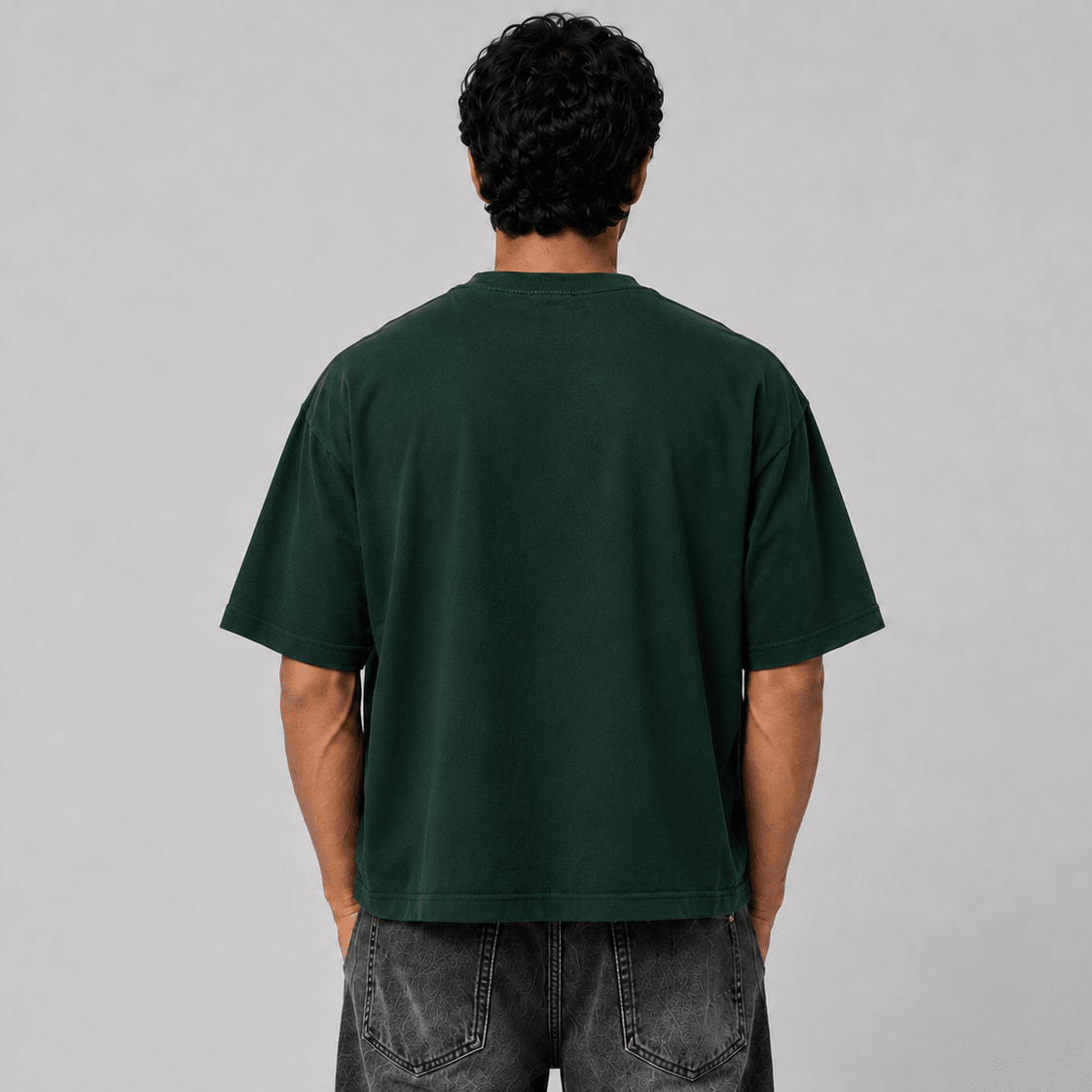 Oversized T-Shirt - Bottle Green 