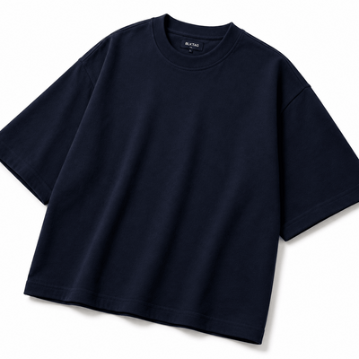 Oversized T-Shirt - Navy Blue 