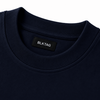 Oversized T-Shirt - Navy Blue 