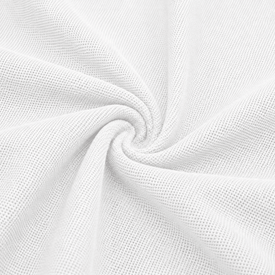Pique Polo Shirt - White 
