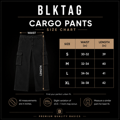Straight Wide-Leg Cargo Pants - Olive Green 
